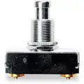 Carling Technologies SPST Miniature Push Button Switch, On/Momentary Off with Screw Terminals
