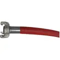Air Hose: EPDM, 3/4 in Hose Inside Dia., 50 ft Hose Lg, Red, 3/4 in x 3/4 in Fitting Size