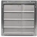 14" Backdraft Damper / Wall Shutter, 14-1/2" x 14-1/2" Opening Required