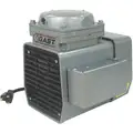 Compressor/Vacuum Pump: 1/3 hp, 110/115V AC, 25.5" Hg Max Vacuum, 1/4" NPT Inlet Size