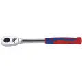 Westward 6-3/4" Alloy Steel Quick Release Ratchet with 1/4" Drive Size and Chrome Finish