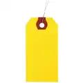 Blank Shipping Tag: #6, 5 1/4 in Tag Ht, 2 5/8 in Tag Wd, 13 Points, Yellow, Paper, 1,000 PK