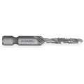 Drill/Tap/Countersink, High Speed Steel, #10-24, Bright (Uncoated) Finish