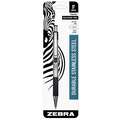 Zebra Pen Retractable Medium-Point Ballpoint Pen, 1.0mm, Black