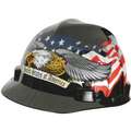 Front Brim Hard Hat, Type 1, Class E ANSI Classification, Freedom Series, Ratchet (4-Point)