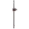 Westward Sliding T-Handle, Drive Size 3/4", Alloy Steel, Chrome, Overall Length 18", Standard