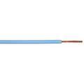 500 ft. MTW, TFF, AWM, TEW Hookup Wire, Nominal Outside Dia.: 0.110", Wire Color: Light Blue