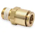Male Connector, 1/8-27, 1/4 In Tube Sz