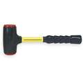 Nupla Dead Blow Hammer, 48 oz. Head Weight, Fiberglass with Nonslip Grip Handle Material