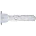 Wall Anchor: Flanged Wall Anchor, #6 to #12 Thread Dia., 1 3/16 in Anchor Lg, Plastic, 100 PK