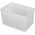 Diversi-Plast Nesting Container, Natural, 12"H x 23"L x 15-5/8"W, 3PK