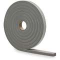 PVC Closed Cell Foam, Foam Seal, Gray, 10 ft. Overall Length, 3/4" Overall Width, 1/2" Overall Heigh