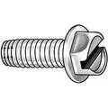3/4" Hardened Steel Thread Cutting Screw with Hex Washer Head Type; PK100