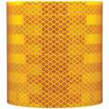 Reflective Tape, Yellow Reflective Color, 3" Width, 50 yd Length, Acrylic Adhesive Material