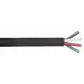 25 ft. Portable Cord; Conductors: 4, Wire Size: 14 AWG, Jacket Type: SJOOW, Jacket Color: Black