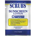 Scrubs Lotion Sunscreen Lotion Packets; SPF 30