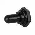 Hubbell Wiring Device-Kellems Toggle Switch Boot, 15/32-32UNS-2B Thread Size, 1/4" Inside Dia., Black