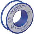 Anti-Seize Technology 1/2"W PTFE Thread Sealant Tape, White, 520" Length