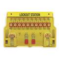 Lockout Station, Filled, General Lockout/Tagout, 15-1/2" x 22"