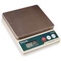 Compact Bench Scale: 2 lb Capacity, 1 g_0.1 oz Scale Graduations, 5 3/8 in Weighing Surface Dp