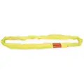 Lift-All 4 ft. Endless - Type 5 Round Sling, 1-1/8" Diameter, Color Code: Yellow, Polyester