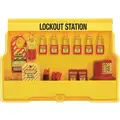 Master Lock Lockout Station, Filled, Electrical Lockout, 15-1/2" x 22"