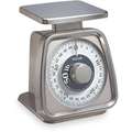 Dial Scale, 50 lb Weight Capacity, 5 1/4" Weighing Surface Depth, 6" Weighing Surface Width