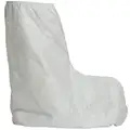 Dupont Shoe Covers: Microporous Film Laminate, Knee, Includes Slip Resistant Sole, White, L, 100 Pk
