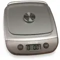 Compact Bench Scale: 8 lb_4 kg Capacity, 1 g_0.1 oz Scale Graduations, 6 in Weighing Surface Dp