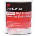 Scotch-Weld Low Viscosity Neoprene Yellow Gasket Adhesive, 1 qt.