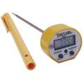 LCD Stem Thermometer, -40&deg; to 450&deg; Temp. Range (F), 4" Stem Length