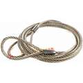 Dayton Wire Rope Sling: 3/4 in Rope Dia, 12 ft Sling Lg, 11,200 lb Vertical Hitch Capacity