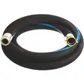 10 ft. Black Water Suction Hose, 3" Fitting Size, 150 psi