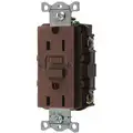 Hubbell Wiring Device-Kellems 15A Industrial Receptacle, Brown; Tamper Resistant: No