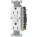 Hubbell Wiring Device-Kellems 15A Industrial Receptacle, White; Tamper Resistant: No