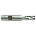 Square End Mill, Weldon Flat, High Speed Steel, Bright (Uncoated)