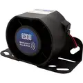 Ecco Backup Alarm, 112 dB, 12-36 V, 1.3 A, 4.1"H, Black