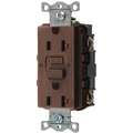 Hubbell Wiring Device-Kellems 20A Industrial Receptacle, Brown; Tamper Resistant: No