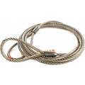 Dayton Wire Rope Sling: 3/4 in Rope Dia, 20 ft Sling Lg, 11,200 lb Vertical Hitch Capacity