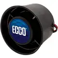 Ecco Backup Alarm, 97 dB, 12-36 V, 0.1 A, 4.4"H, Brown