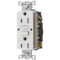 Hubbell Wiring Device-Kellems 15A Commercial Receptacle, White; Tamper Resistant: Yes