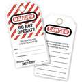 Safety Tag,3-1/8 In. W,