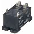 Schneider Electric 24VAC, 6-Pin Bottom Flange, Din Rail Enclosed Power Relay; Electrical Connection: 1/4" Tab Terminal