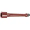 Steelman Torque Socket: Impact Wrenches, Alloy Steel, Torque Limiting, 250 ft-lb Working Torque, Red