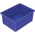Akro-Mils Divider Box, Blue, 10"H x 22-3/8"L x 17-3/8"W, 1EA