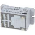 Dayton 240VAC, 6-Pin Bottom Flange, Din Rail Enclosed Power Relay; Electrical Connection: 1/4" Tab Terminal