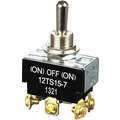 Honeywell Toggle Switch, Number of Connections: 6, Switch Function: Momentary On/Off/Momentary On