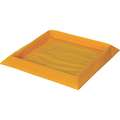 Eagle Spill Containment Berm: 84 in L x 60 in W, 45 gal Spill Capacity, gal., PVC, Yellow