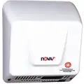 Nova Automatic, Wall Mounted Hand Dryer with Integral Nozzle and 30 Second Dry Time, White