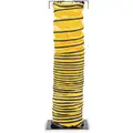 25 ft. Blower Ducting with 8" Dia., Black/Yellow; Use With Blower